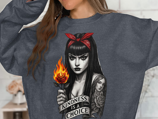 Kindness Is A Choice Graphic Shirt Clothing Product Type