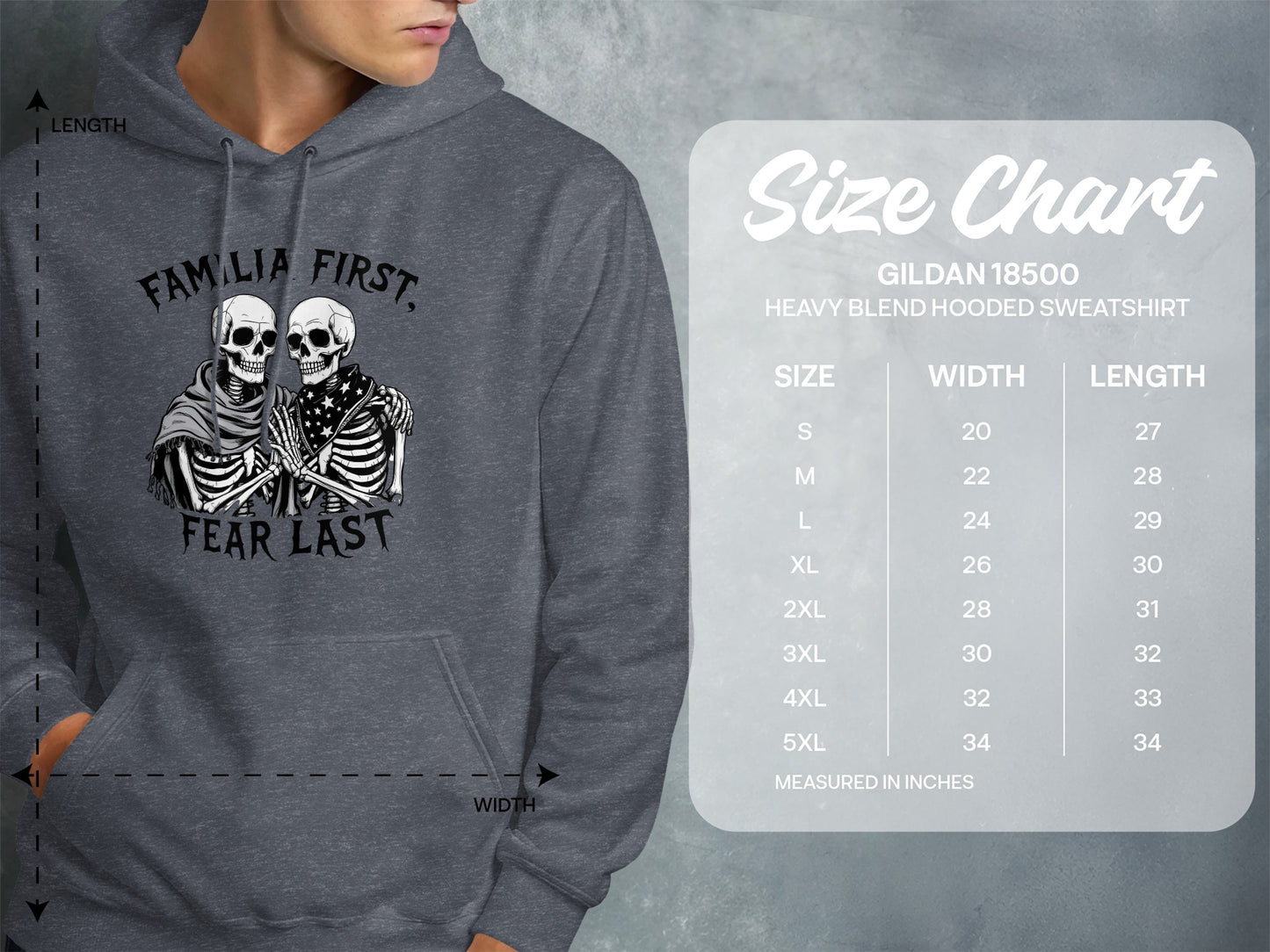 Familia First Fear Last Heavy Blend Hooded Sweatshirt product