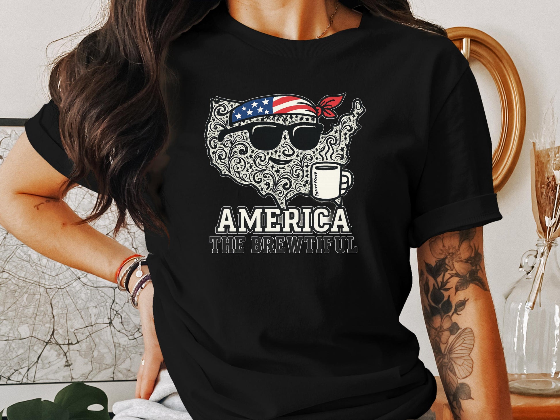 America The Brewtiful Graphic T-Shirt product