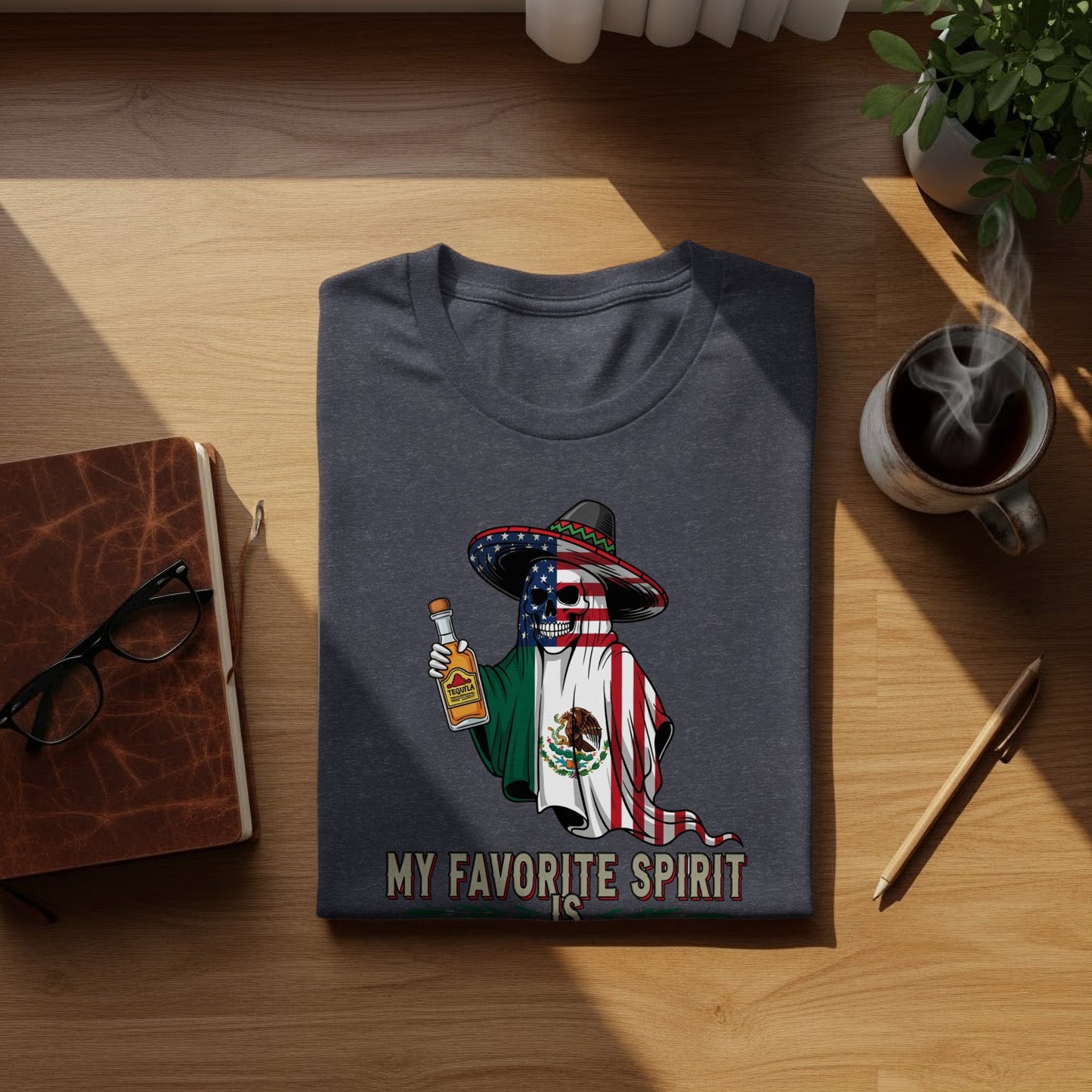 My Favorite Spirit Mexican Skull Graphic T-Shirt product