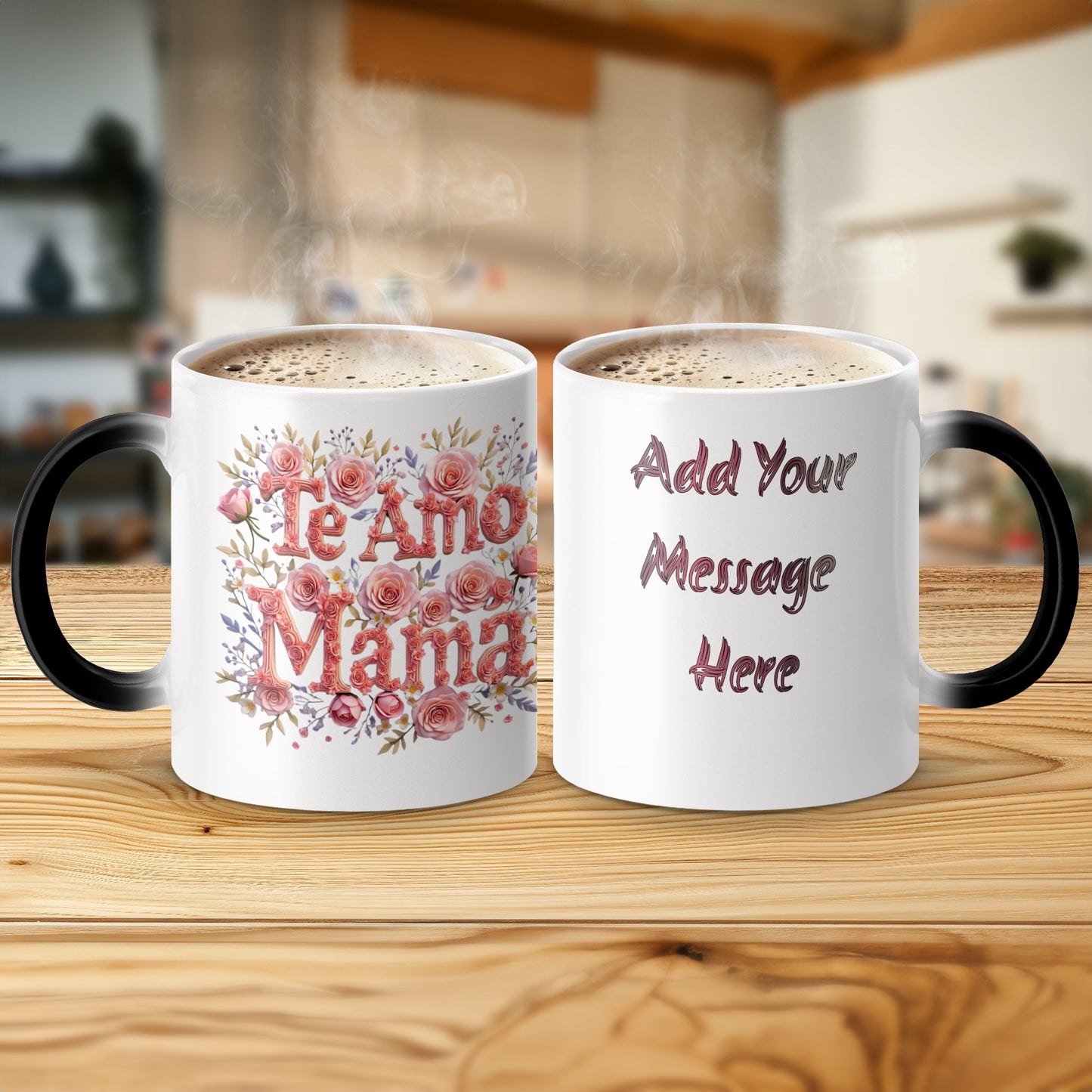 Te Amo Mama Personalized Message Mug product type