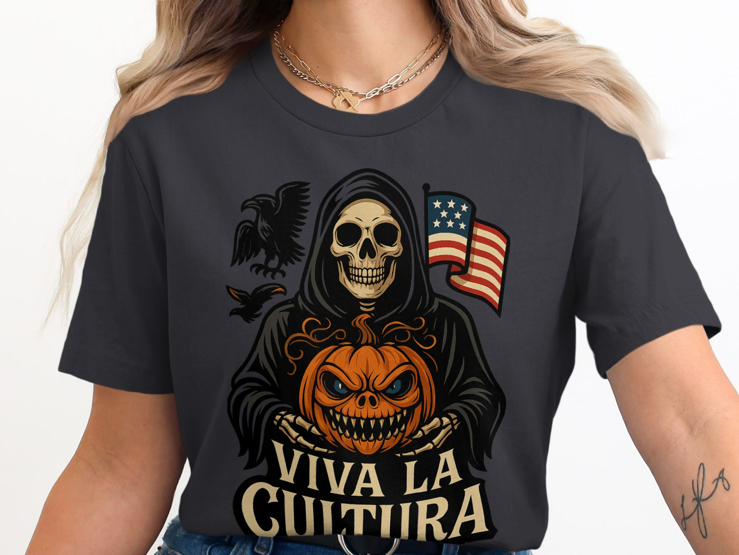 Vibrant Viva La Cultura Graphic Print T-Shirt product