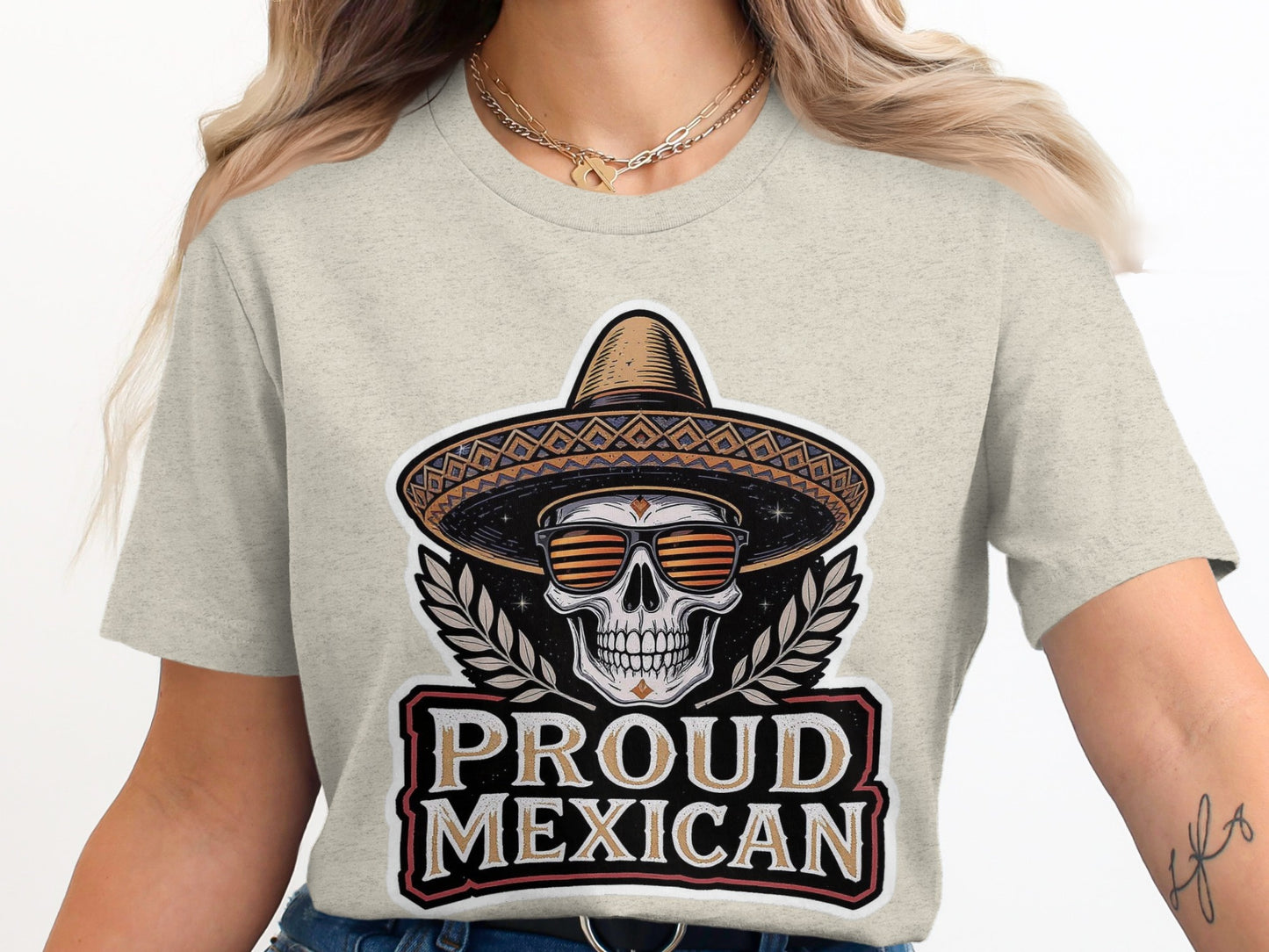 Proud Mexican Skull T-shirt product