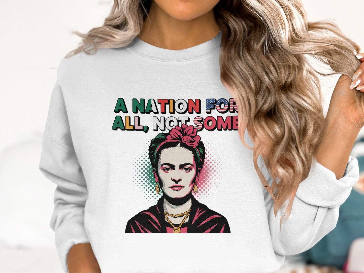 A Nation For All Not Some Graphic Sweatshirt product