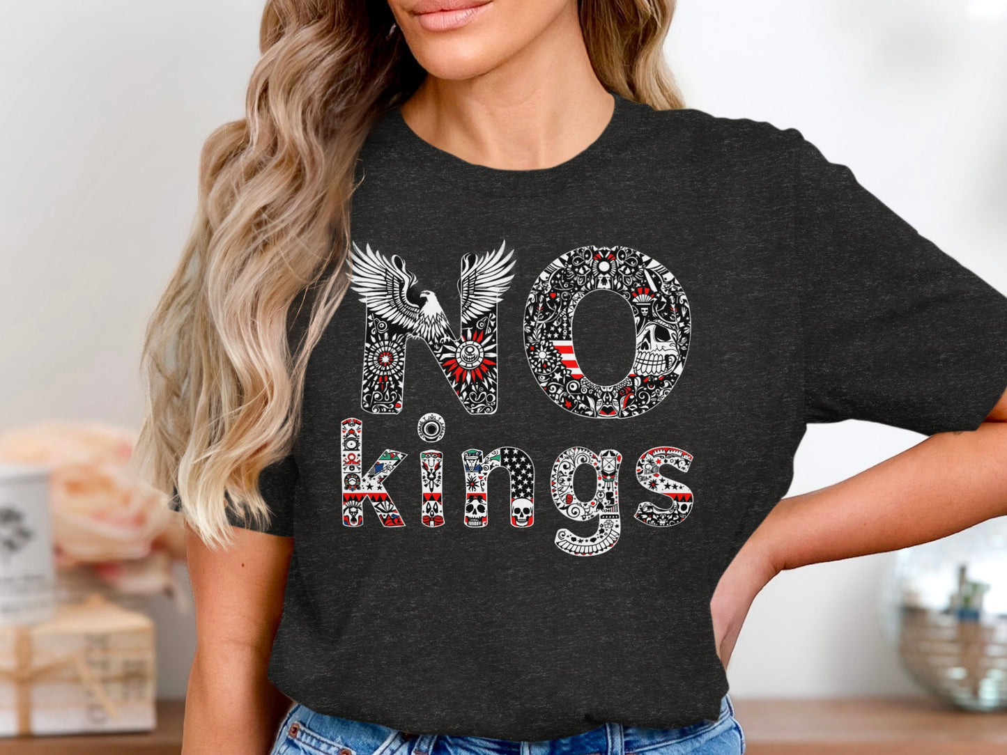 NO Kings Graphic Printed Short Sleeve T-Shirt product