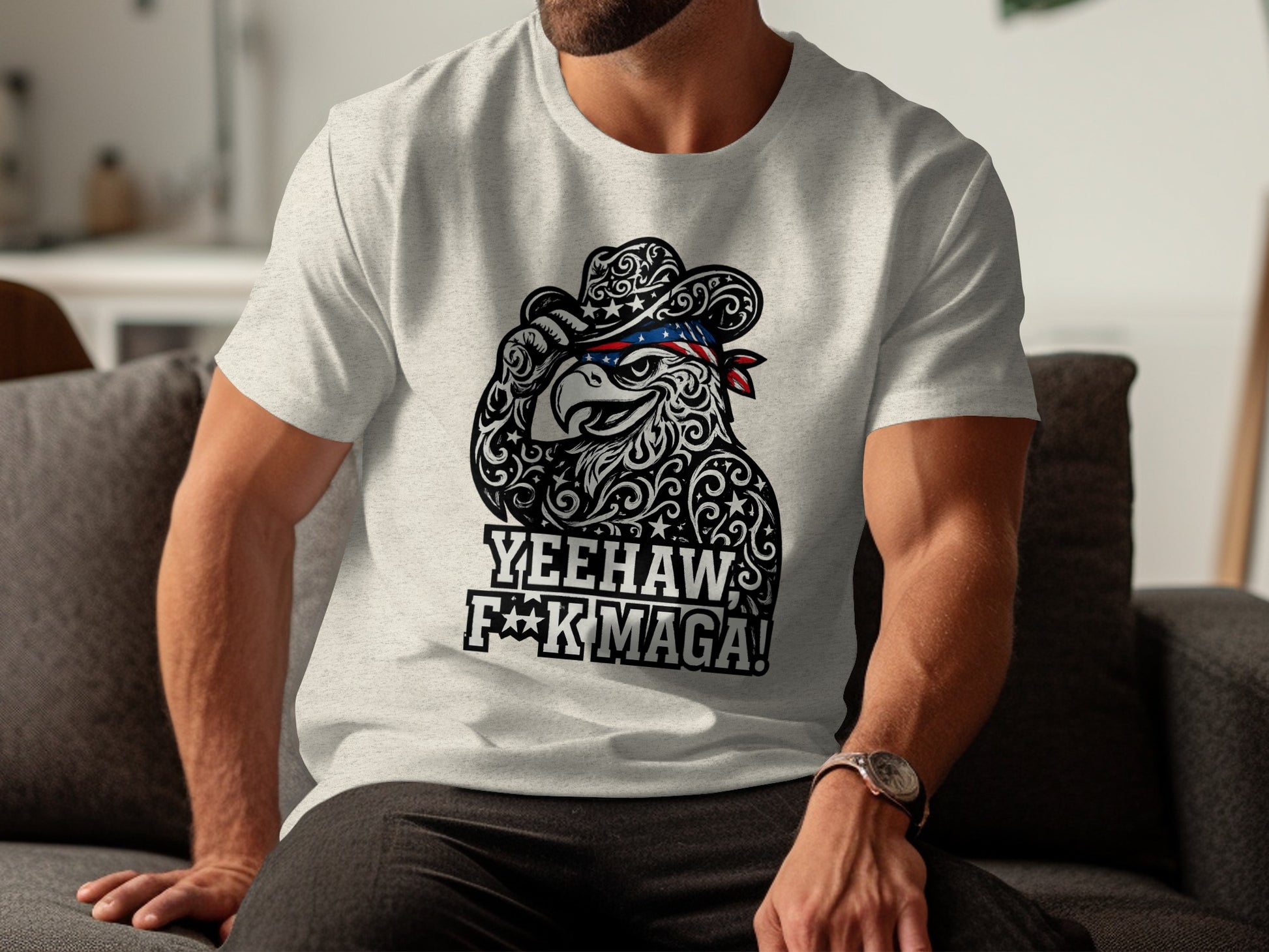 Yeehaw F**k Maga Graphic Tee Bold Statement product