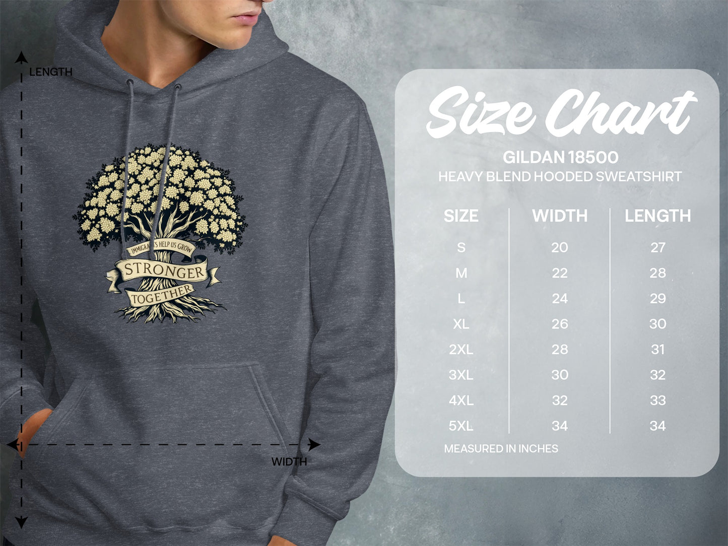 Believe We Are Stronger Together Hooded Sweatshirt product type