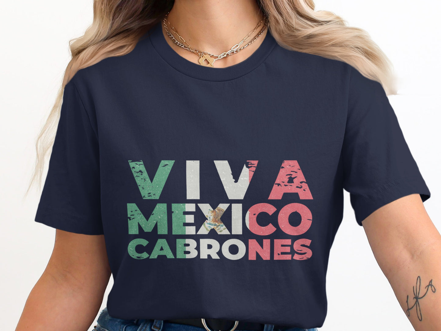 Viva Mexico Cabrones Graphic T-shirt product type