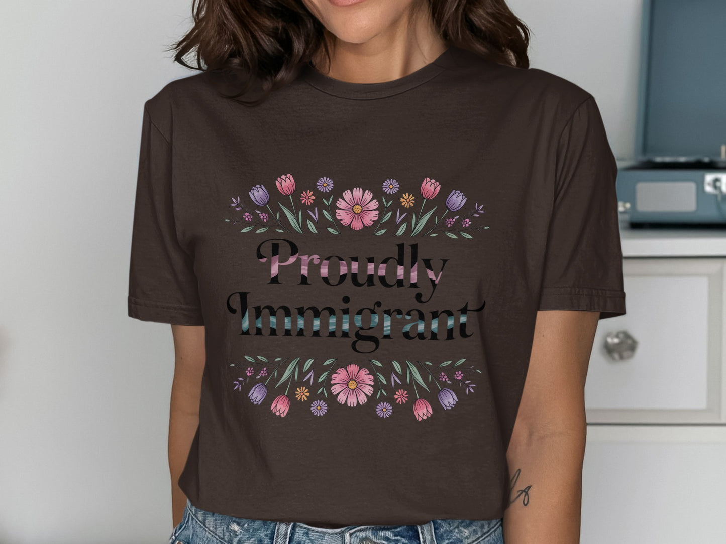 Proudly Immigrant Graphic Tee product