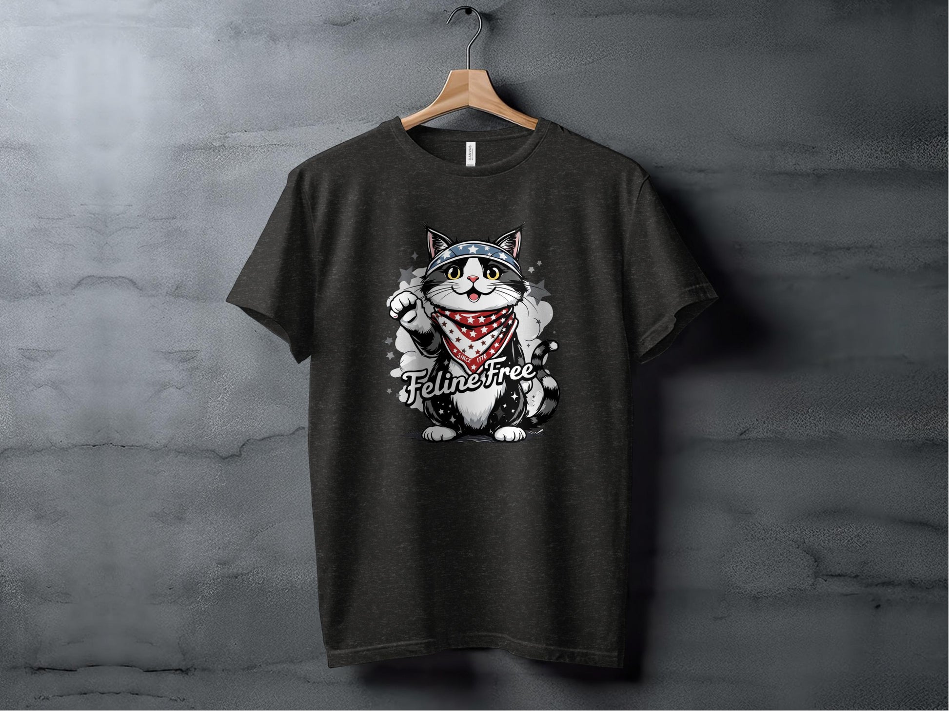 Stylish Cat Wearing Shades Graphic T-shirt product