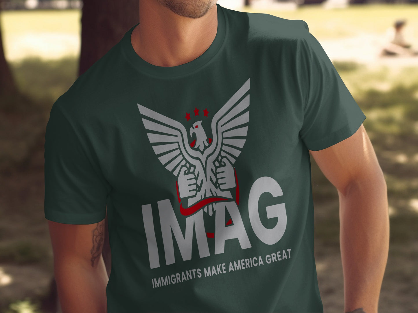 Immigrants Make America Great Graphic Tee product