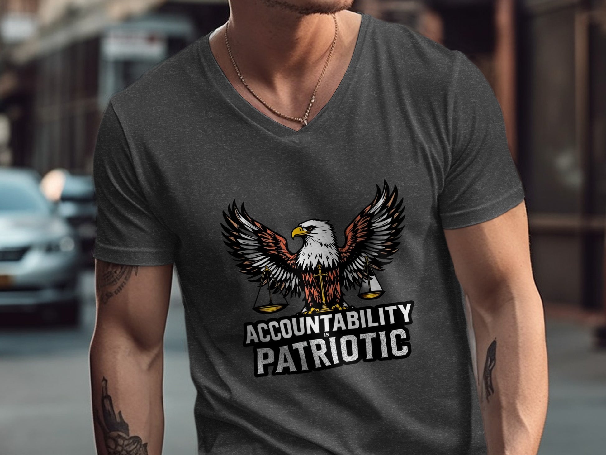 Accountability Patriotic Eagle Themed Clothing product