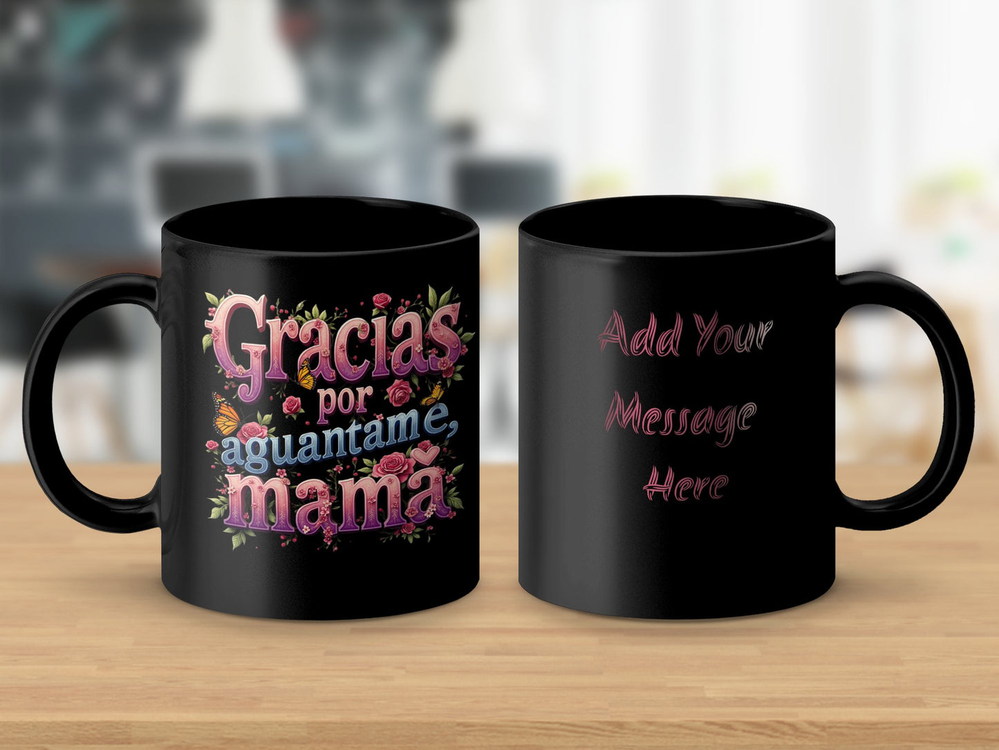 Gracias por aguantame mama customizable mug product type