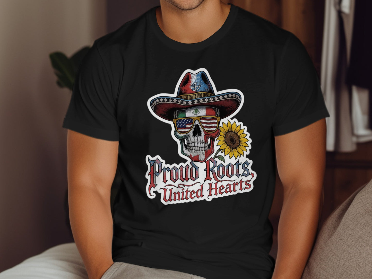 Proud Roots United Hearts Skull T-shirt product type