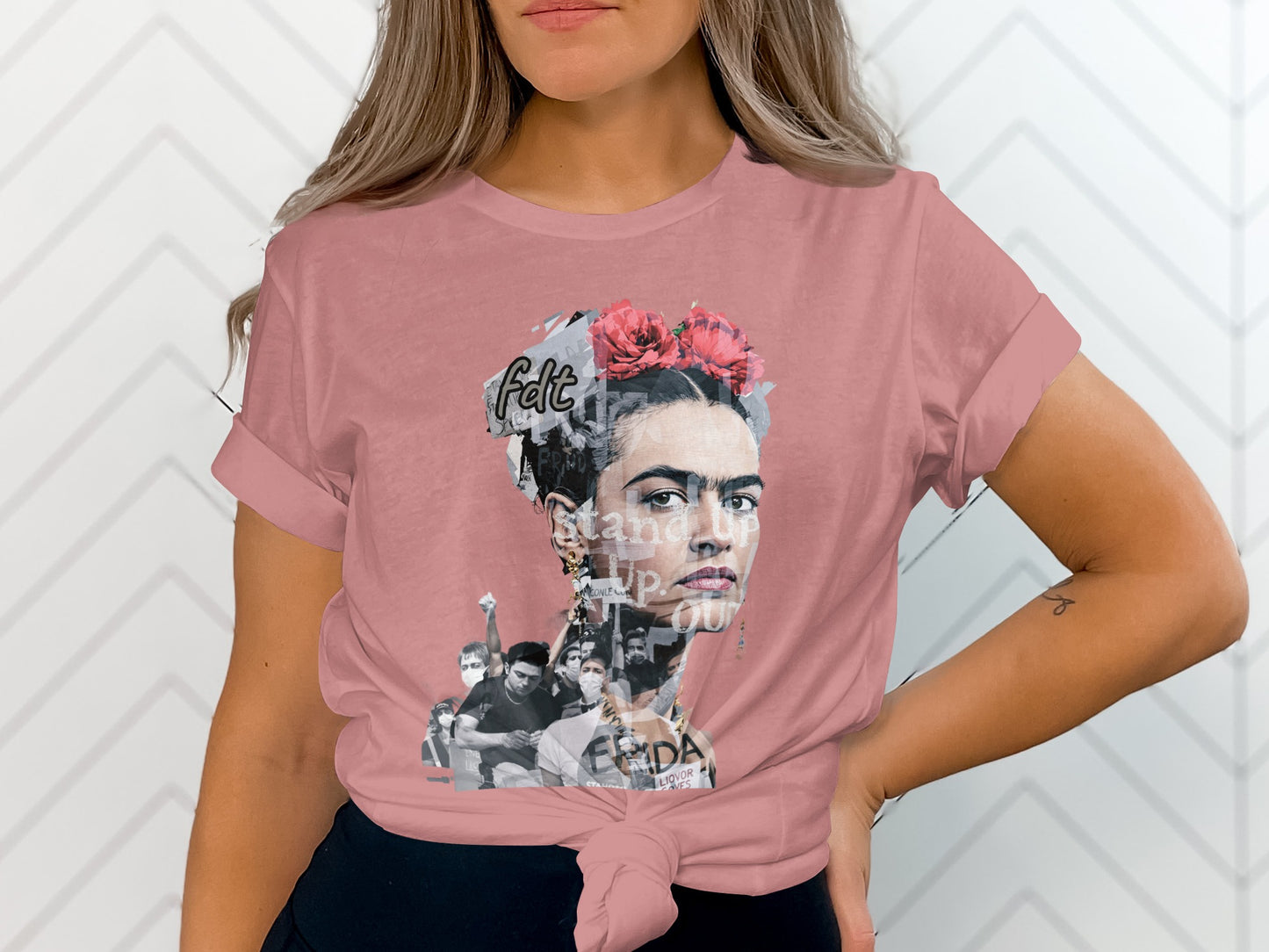 Stand Up Art Portrait Graphic Tee product