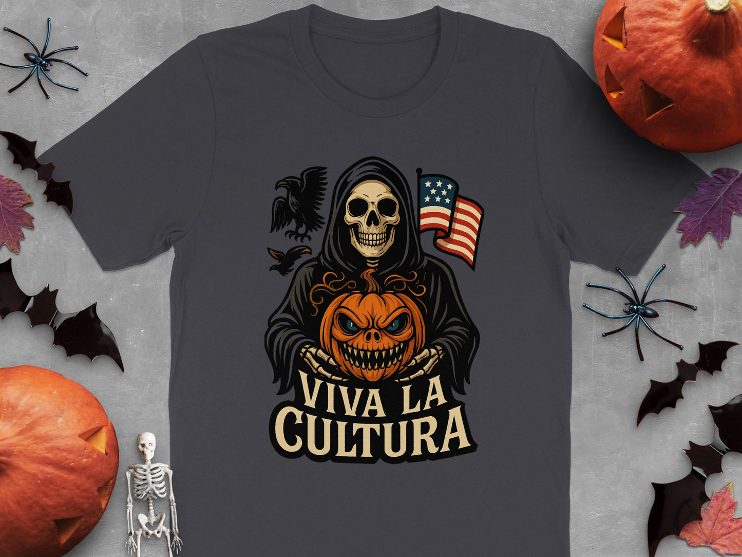 Viva La Cultura Grim Reaper Halloween T-shirt product