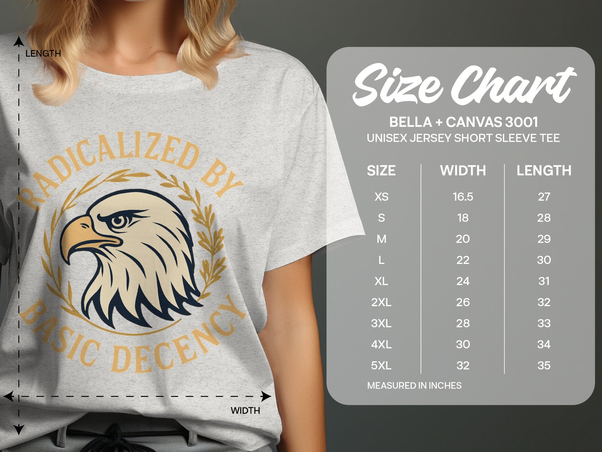 Radicalized By Basic Decency Graphic Tee product