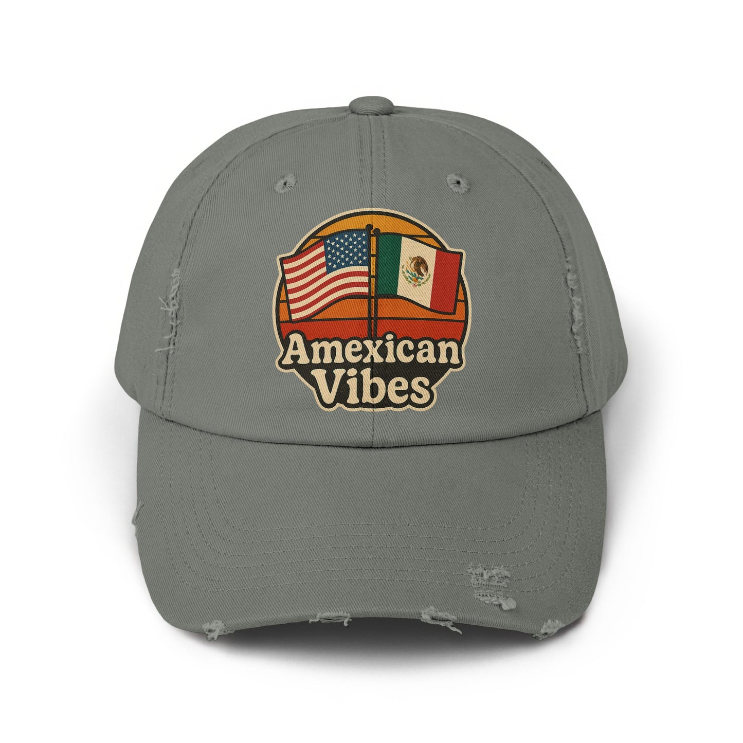 Amexican Vibes Hat with Dual Flags design product type