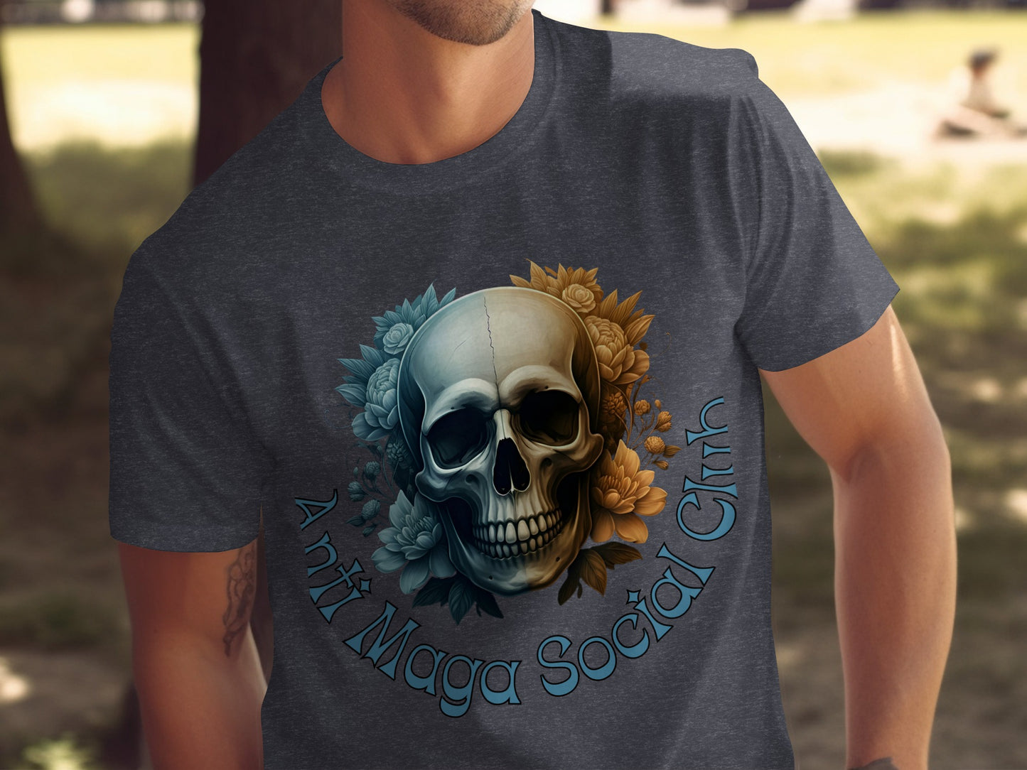 Anti Maga Social Club Skull Graphic T-shirt product