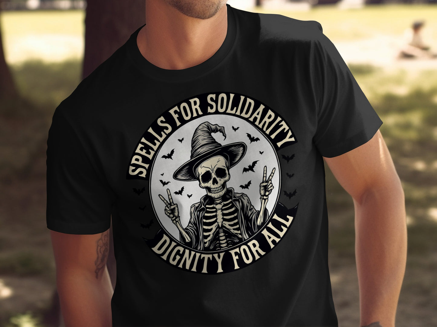 Spells for Solidarity Dignity for All Graphic T-shirt