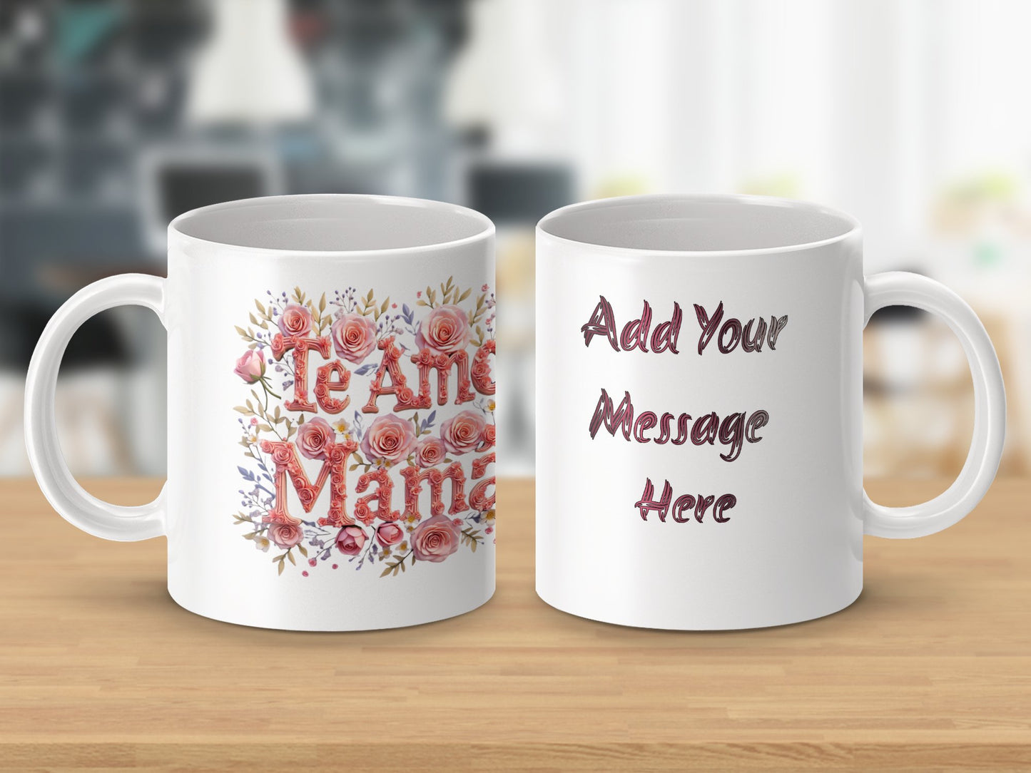 Te Amo Mama Customizable Printed Mug product
