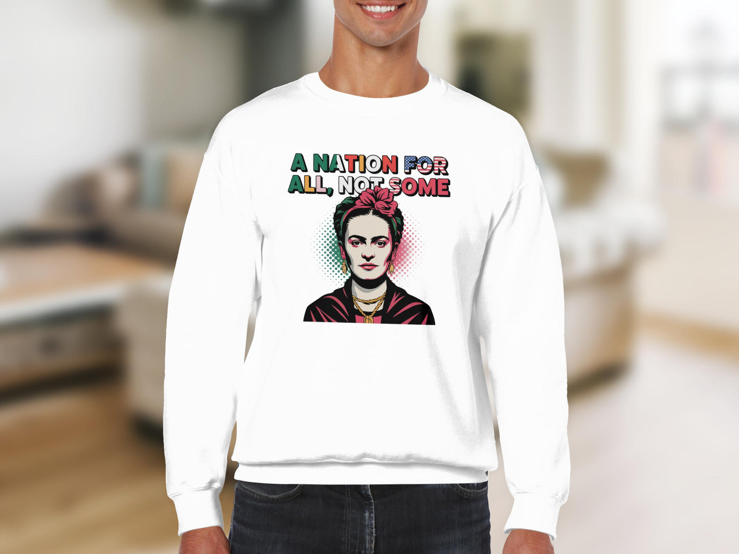 A Nation For All Not Some Artistic Design Sweatshirt product
