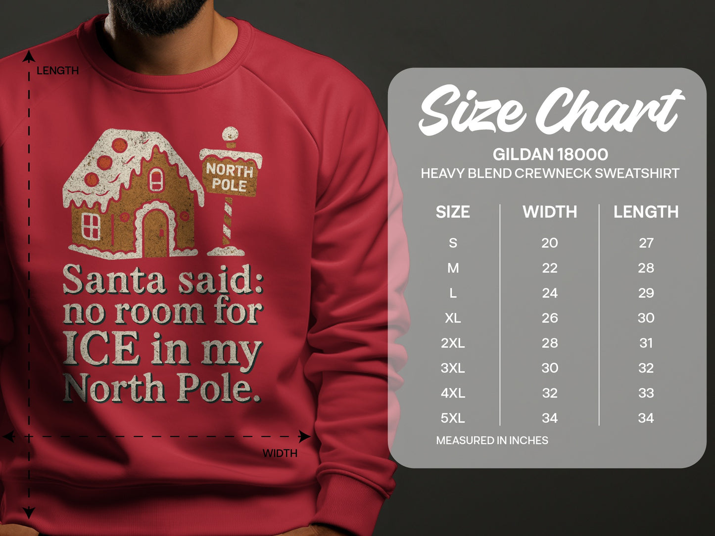 Santa Said No Room For Ice In My North Pole Sweatshirt