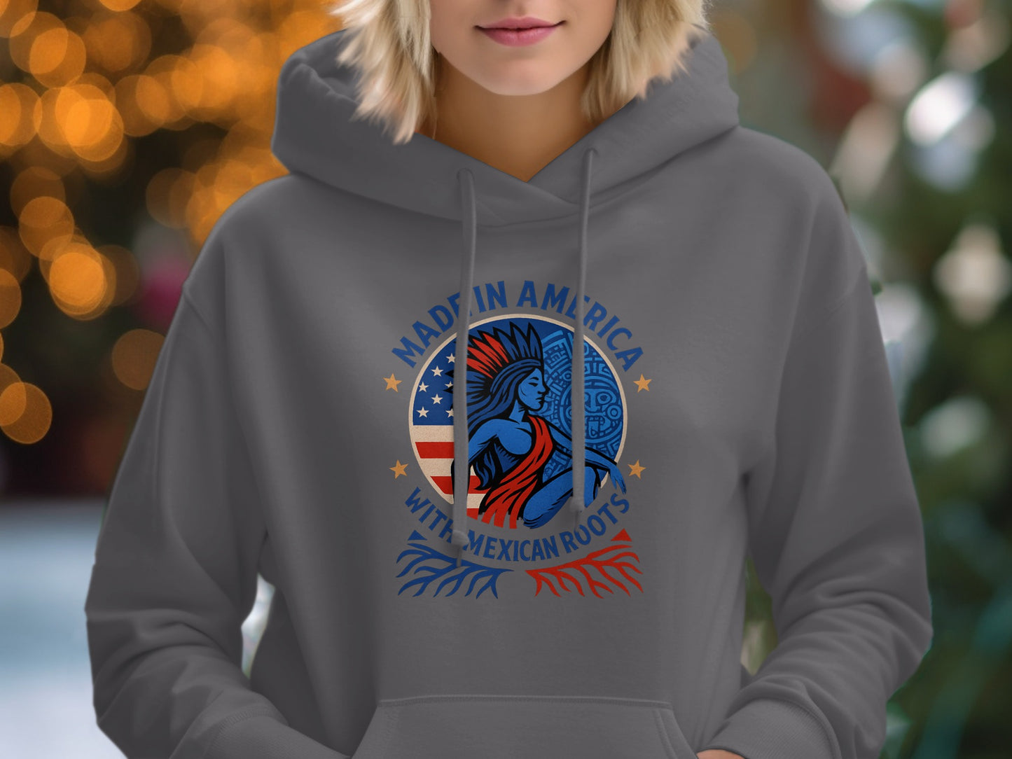 Made in America With Mexican Roots Hoodie Product