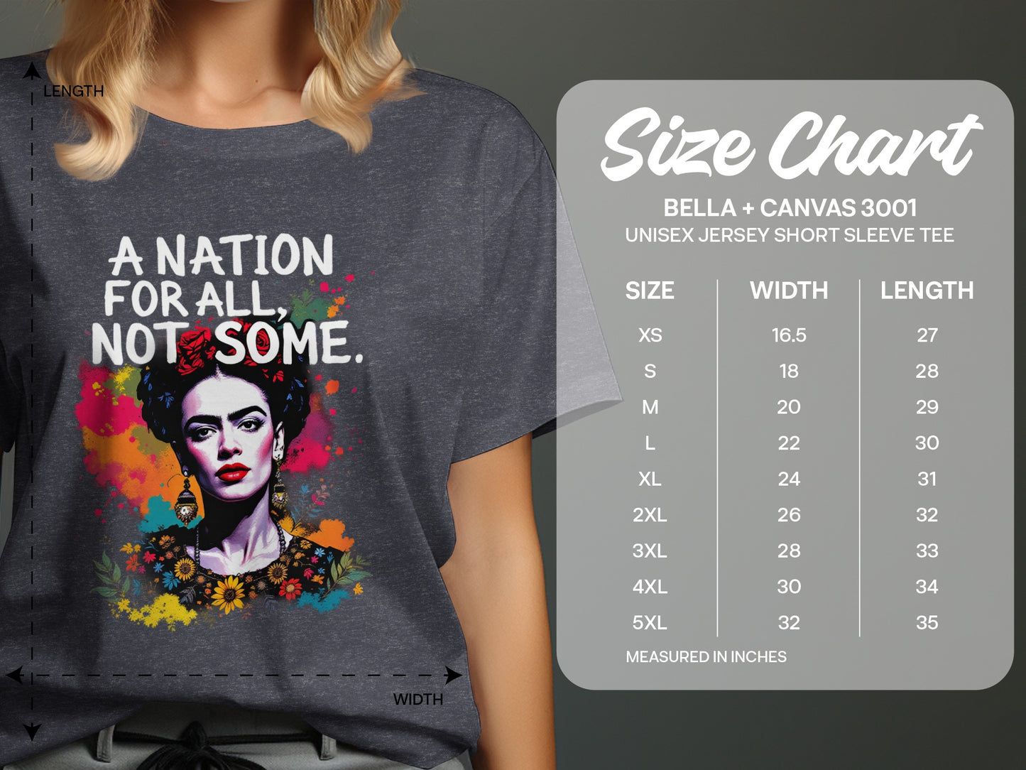 A Nation For All Not Some Artistic T-shirt product type