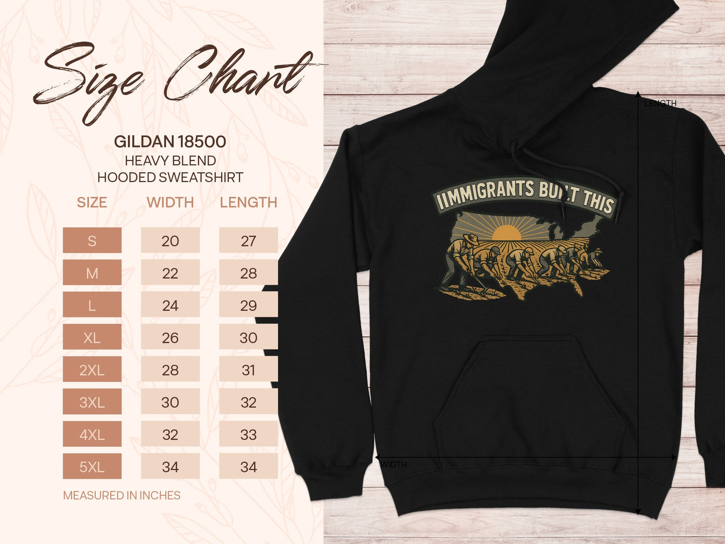Immigrants Built This Heavy Blend Hooded Sweatshirt product