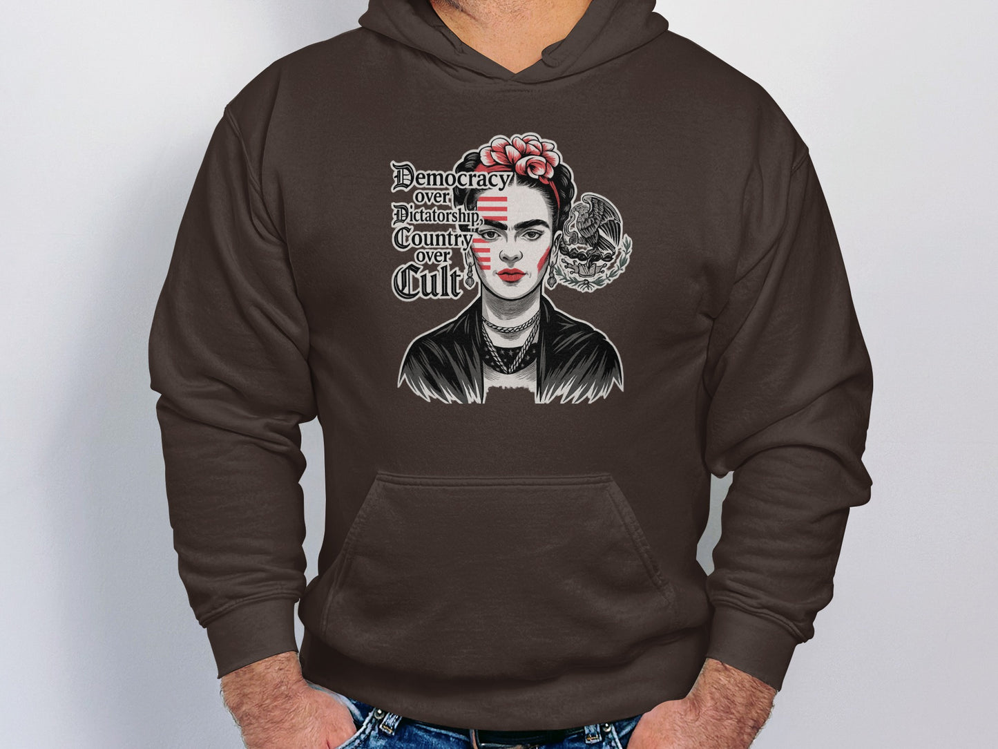 Democracy Over Dictatorship Country Over Cult Hoodie product