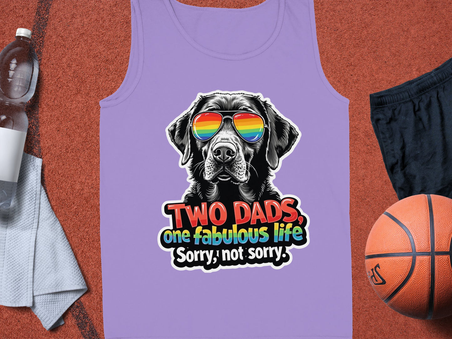 Two Dads One Fabulous Life Sorry Not Sorry Tank product