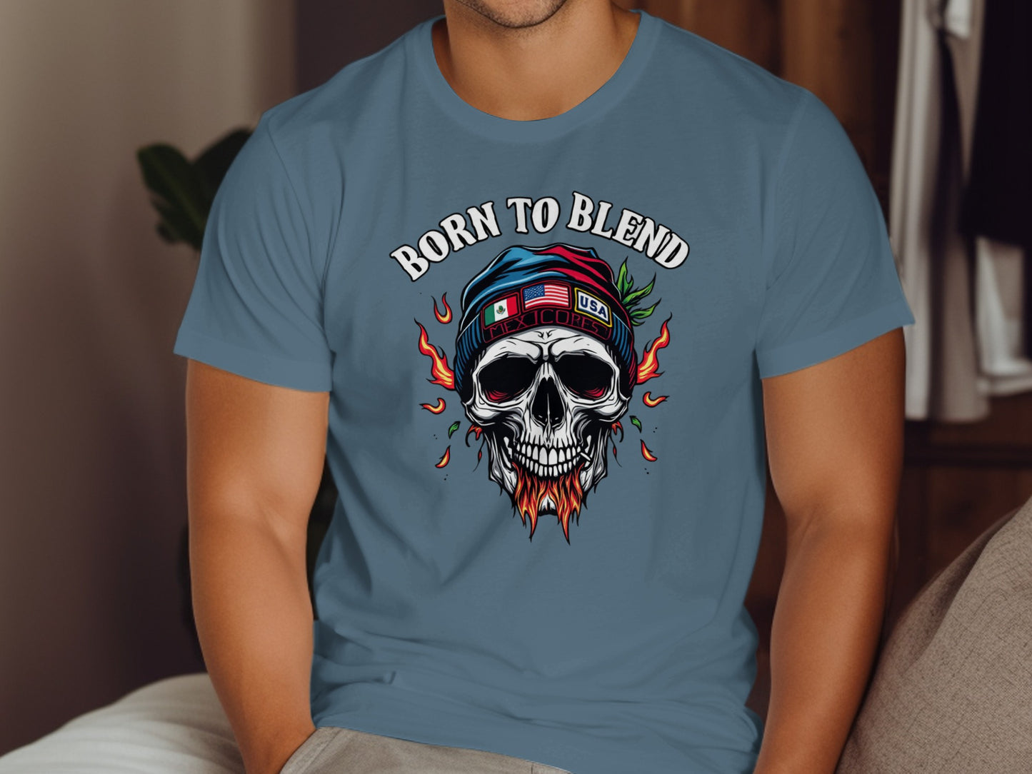Born to Blend Skull Graphic T-Shirt product type