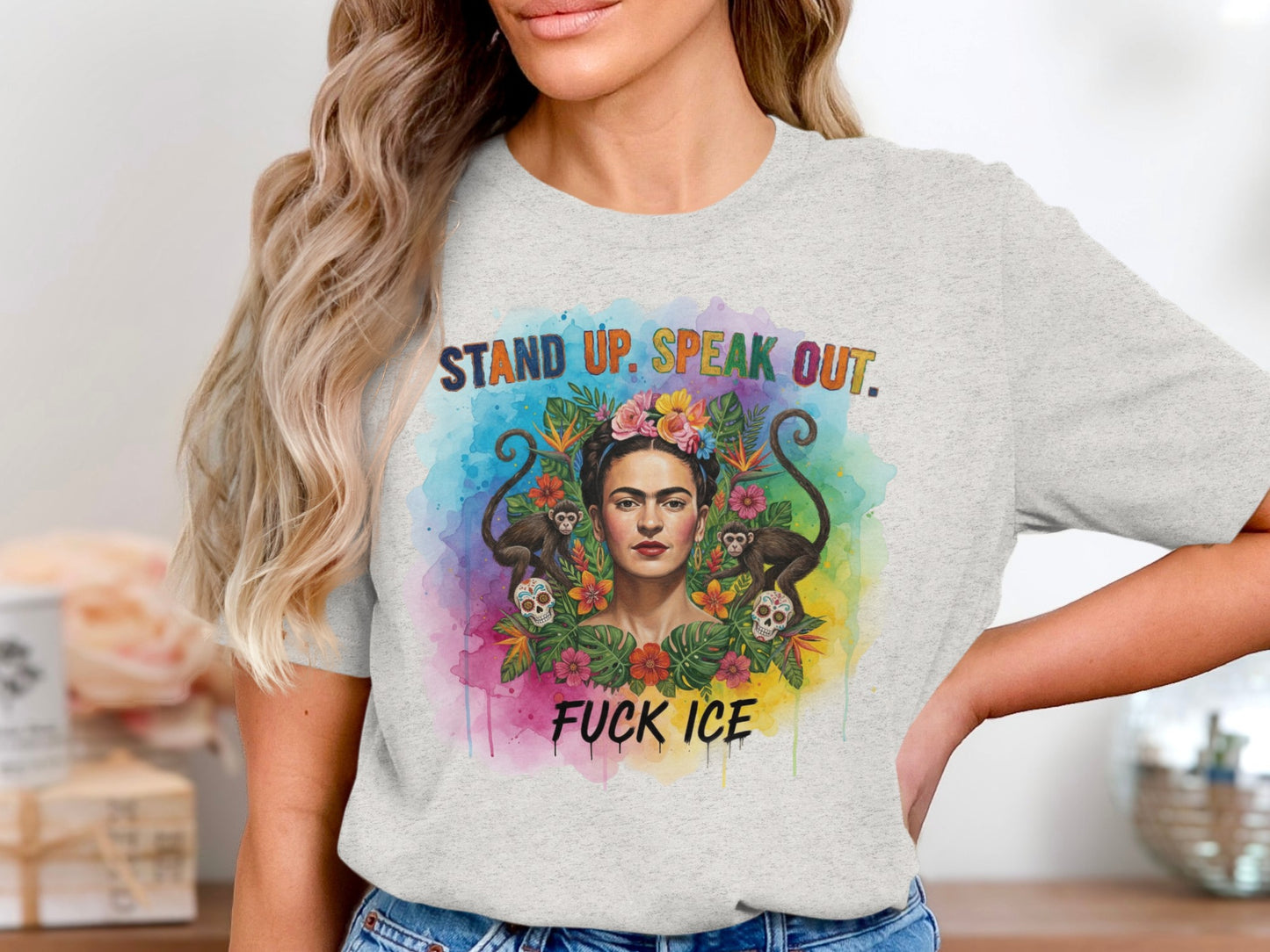Stand Up Speak Out Artistic Graphic T-Shirt product
