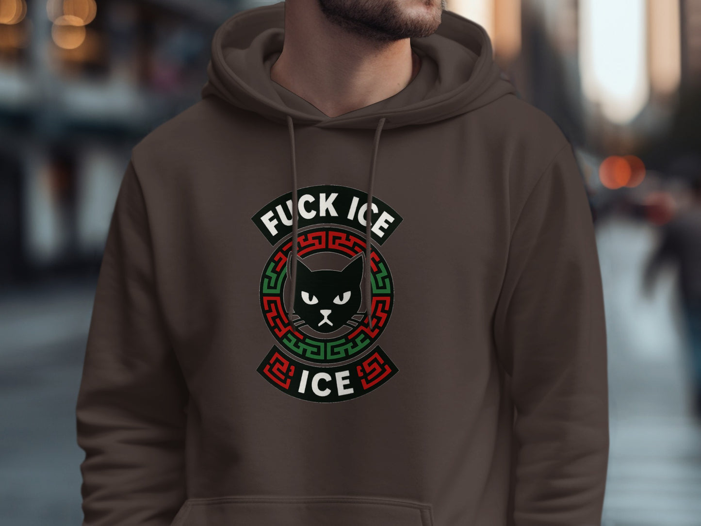 Bold Statement Cat Graphic Hoodie product