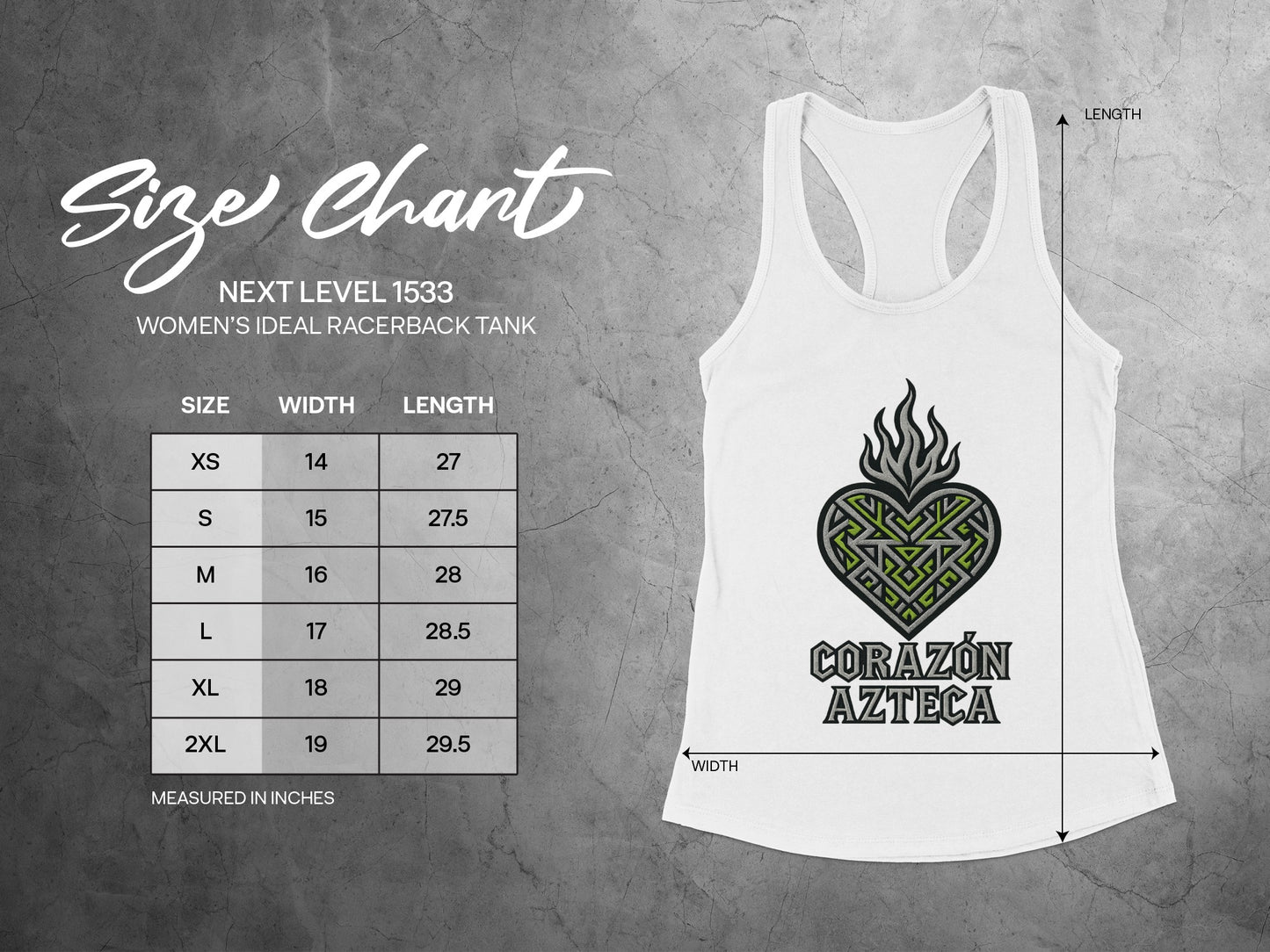 Corazón Azteca Women's Ideal Racerback Tank product