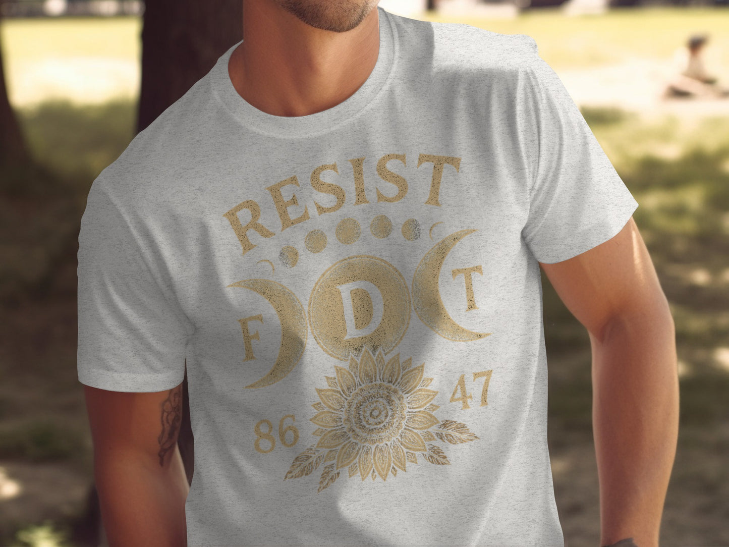 Resist FDT 8647 Sunflower Moon Phases T-Shirt product