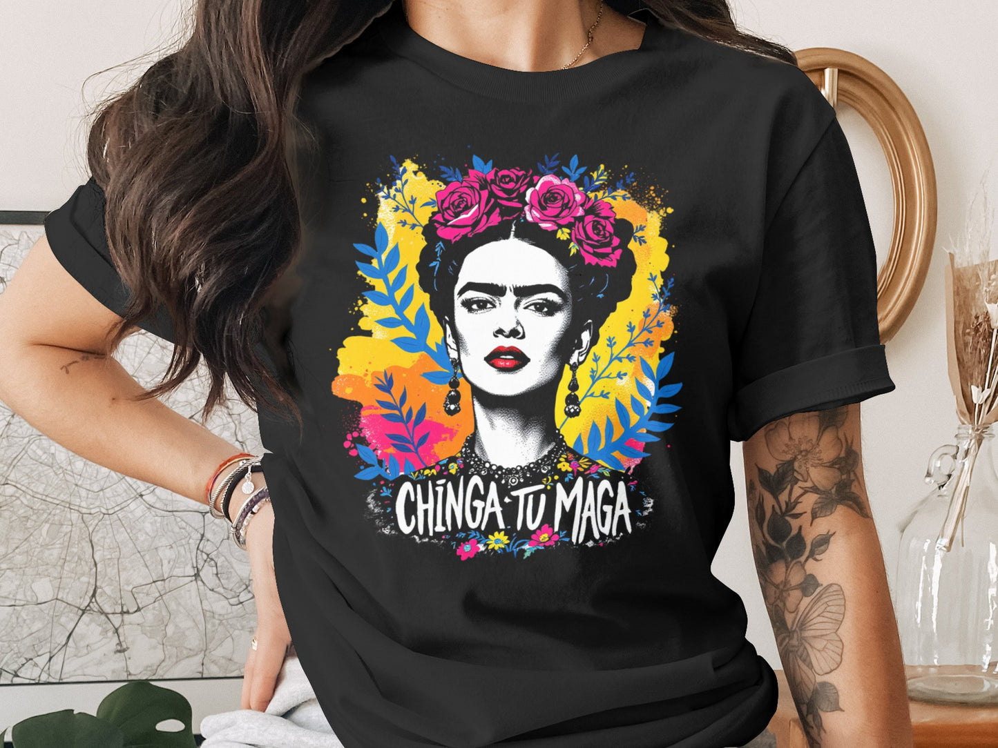 Colorful Artistic Graphic Tee Shirt Casual Wear product