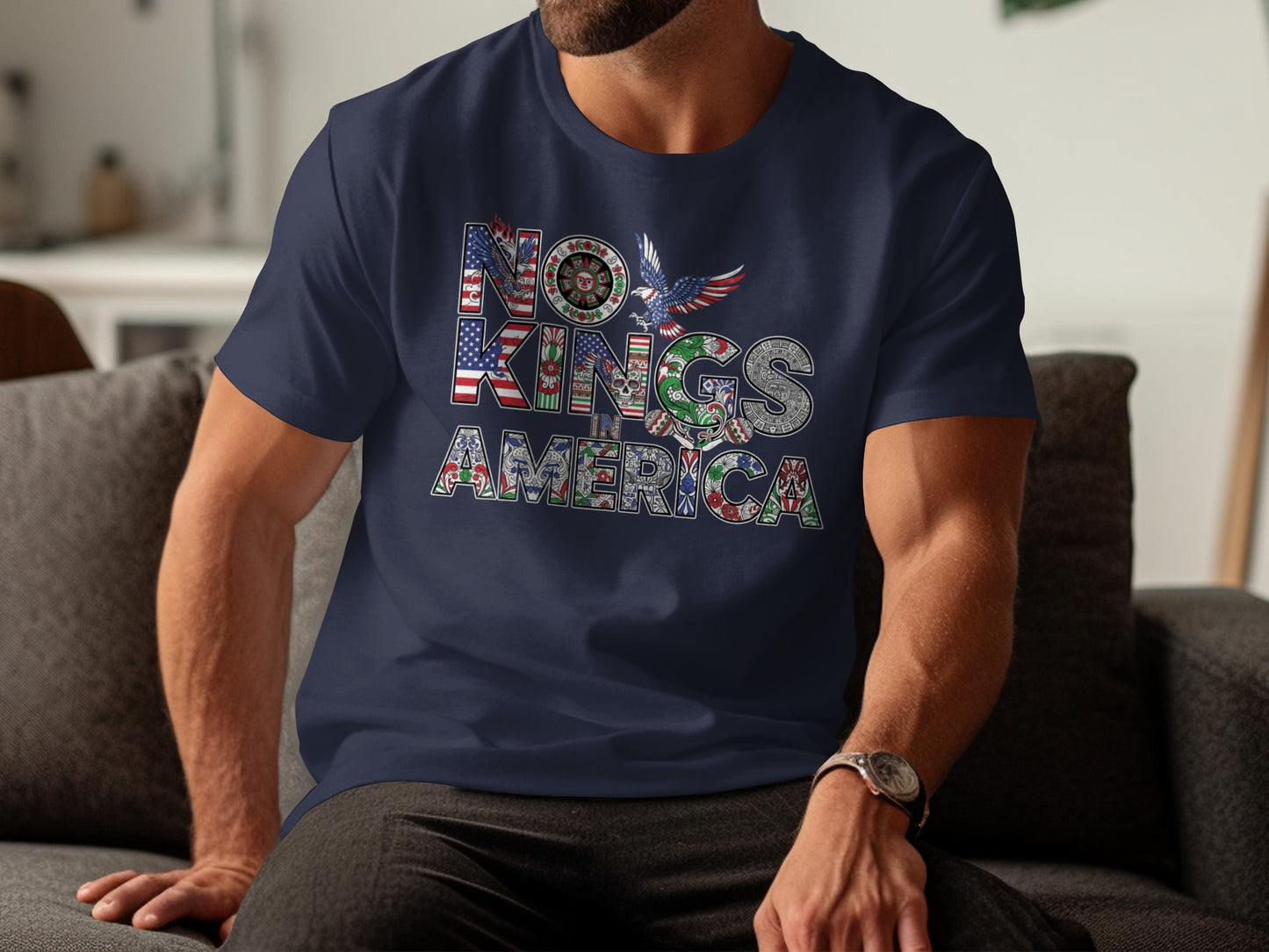 No Kings America Graphic Printed T-shirt product