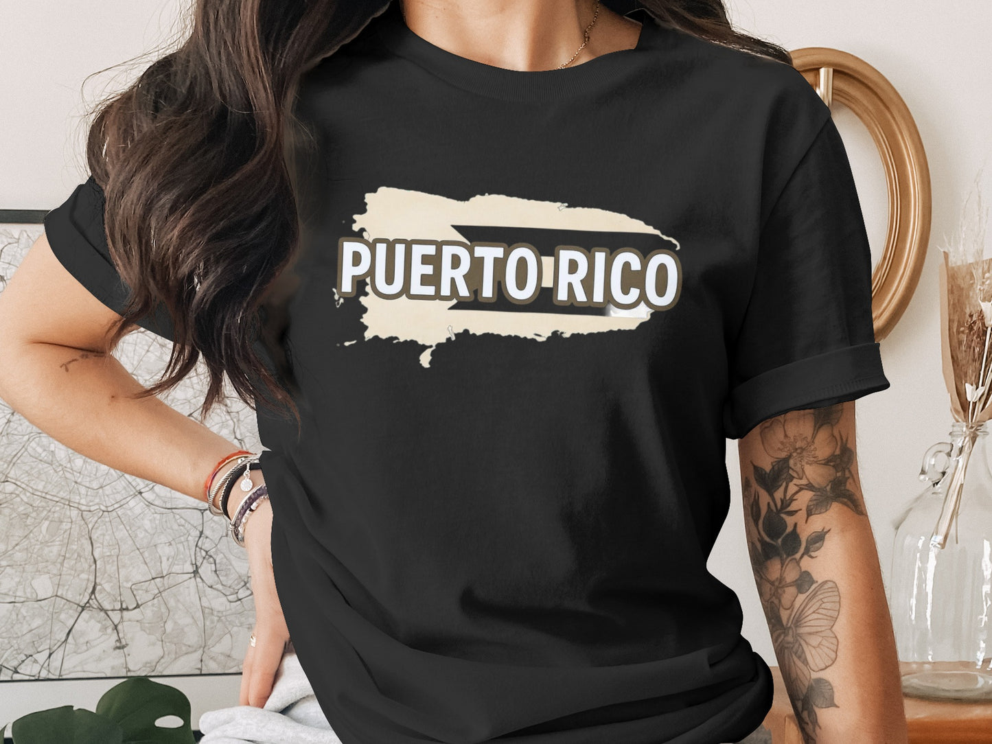 Puerto Rico T-Shirt with Bold Graphic Design product