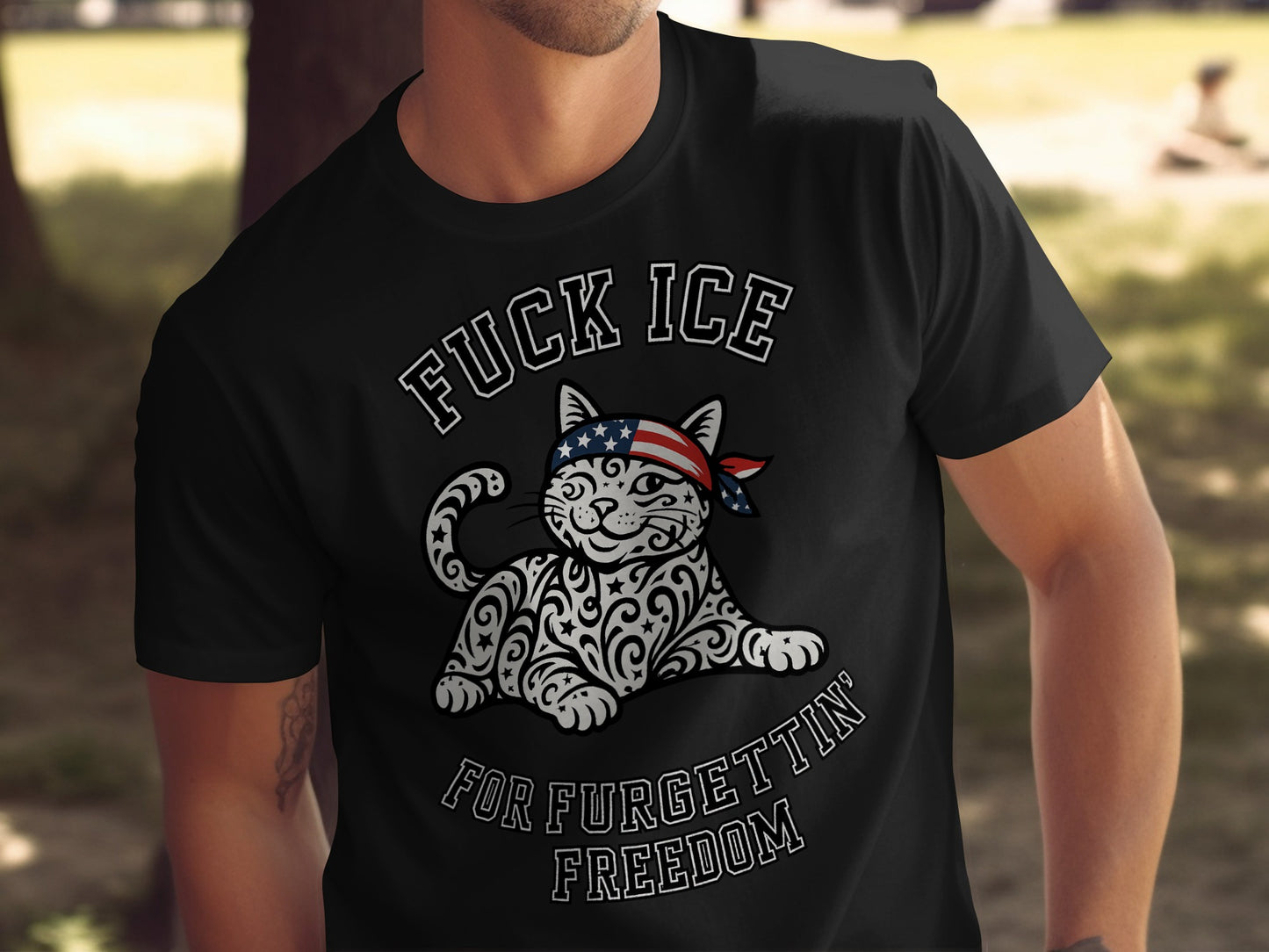 FU*K ICE FOR FURGETTIN' FREEDOM funny t-shirt product type