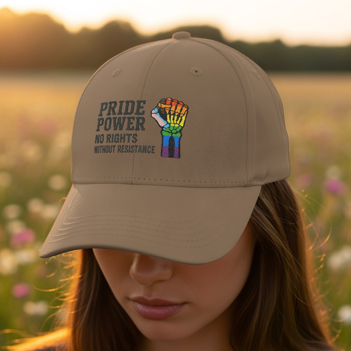 Pride Power No Rights Without Resistance cap product