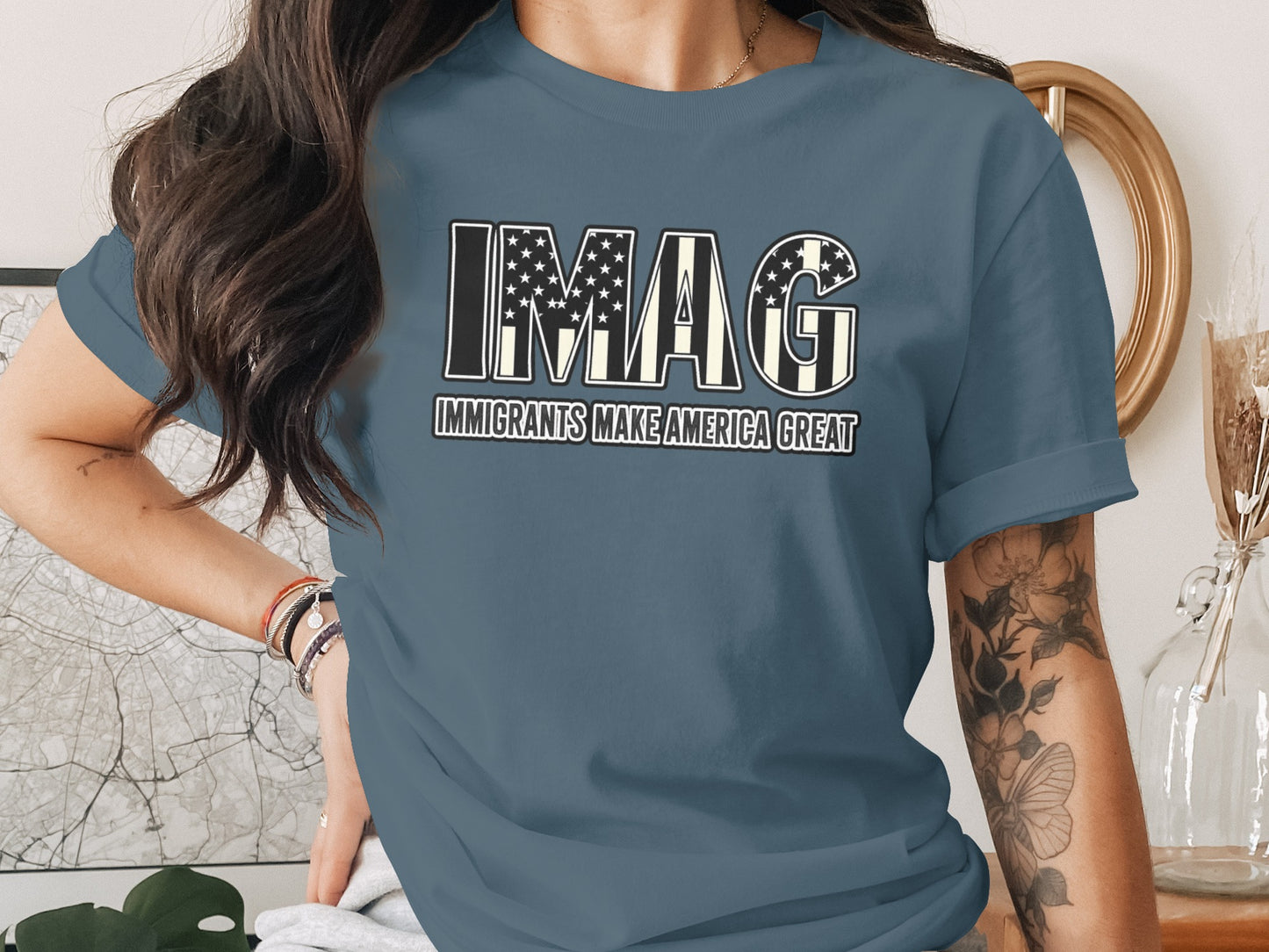 Immigrants Make America Great Statement T-Shirt product type