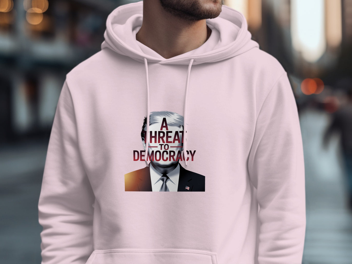 A Threat to Democracy Graphic Hoodie product