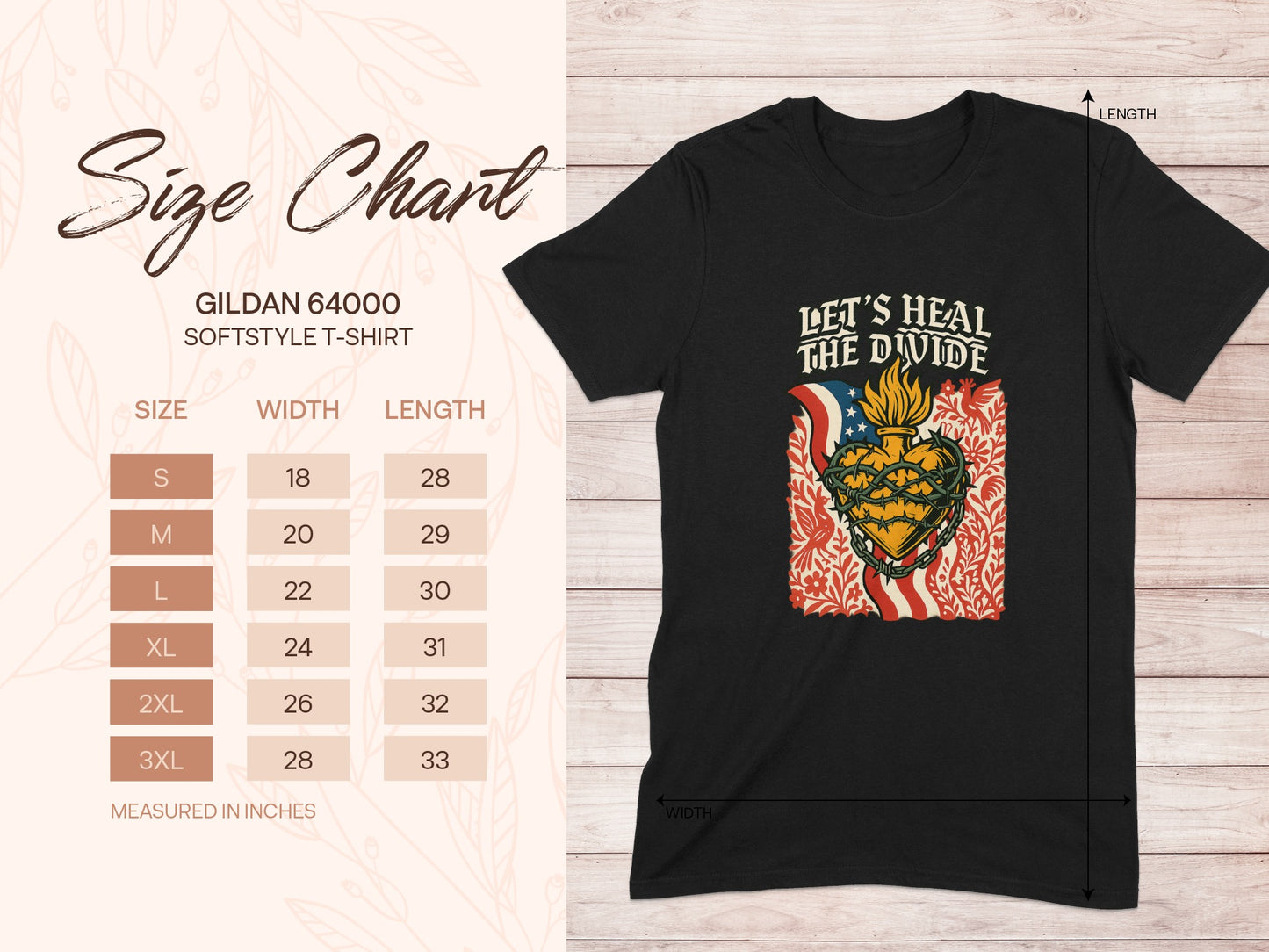 Let's Heal the Divide Softstyle T-Shirt product type