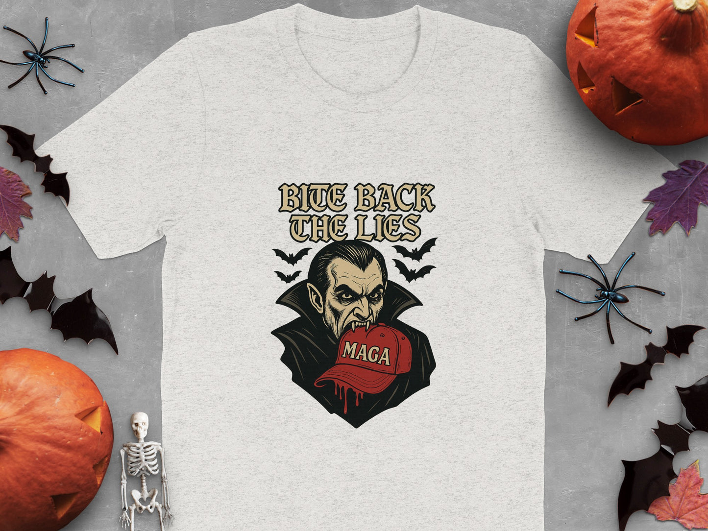 Bite Back The Lies MAGA Funny Halloween T-Shirt product