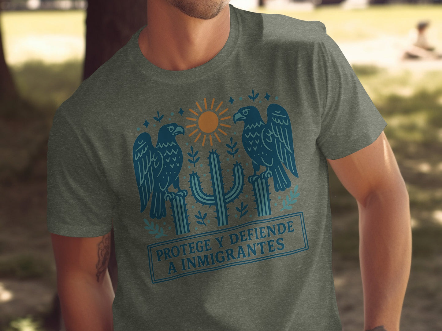 Protege y Defiende a Inmigrantes Graphic T-Shirt product