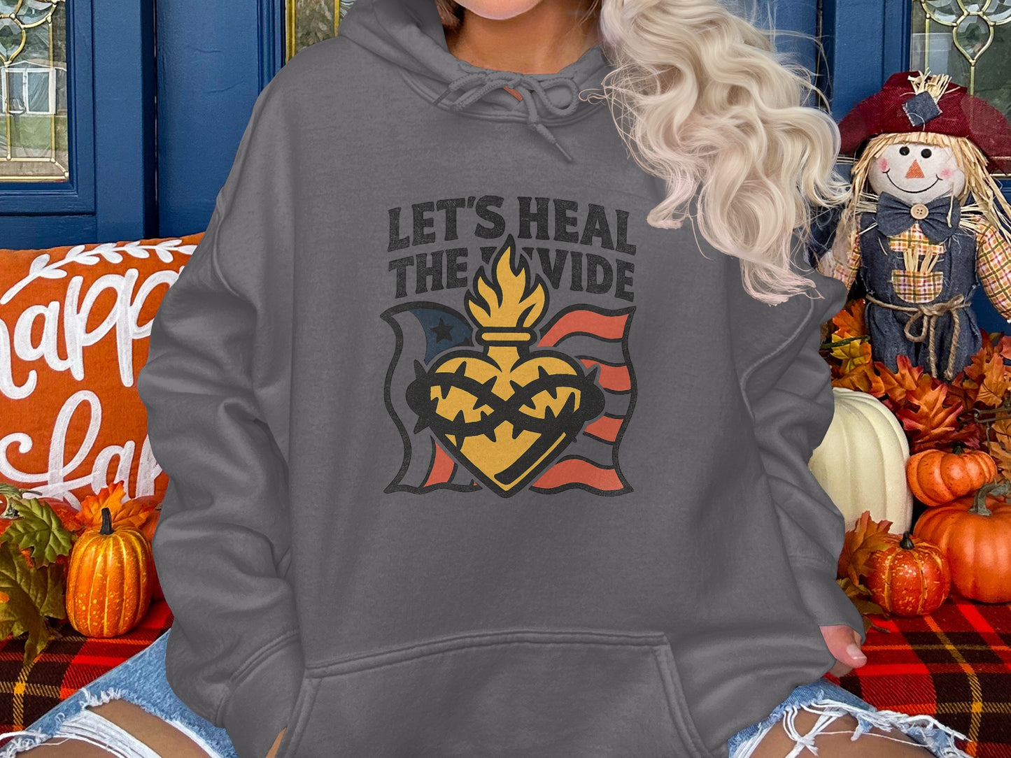 Let's Heal The Divide Graphic Hoodie product