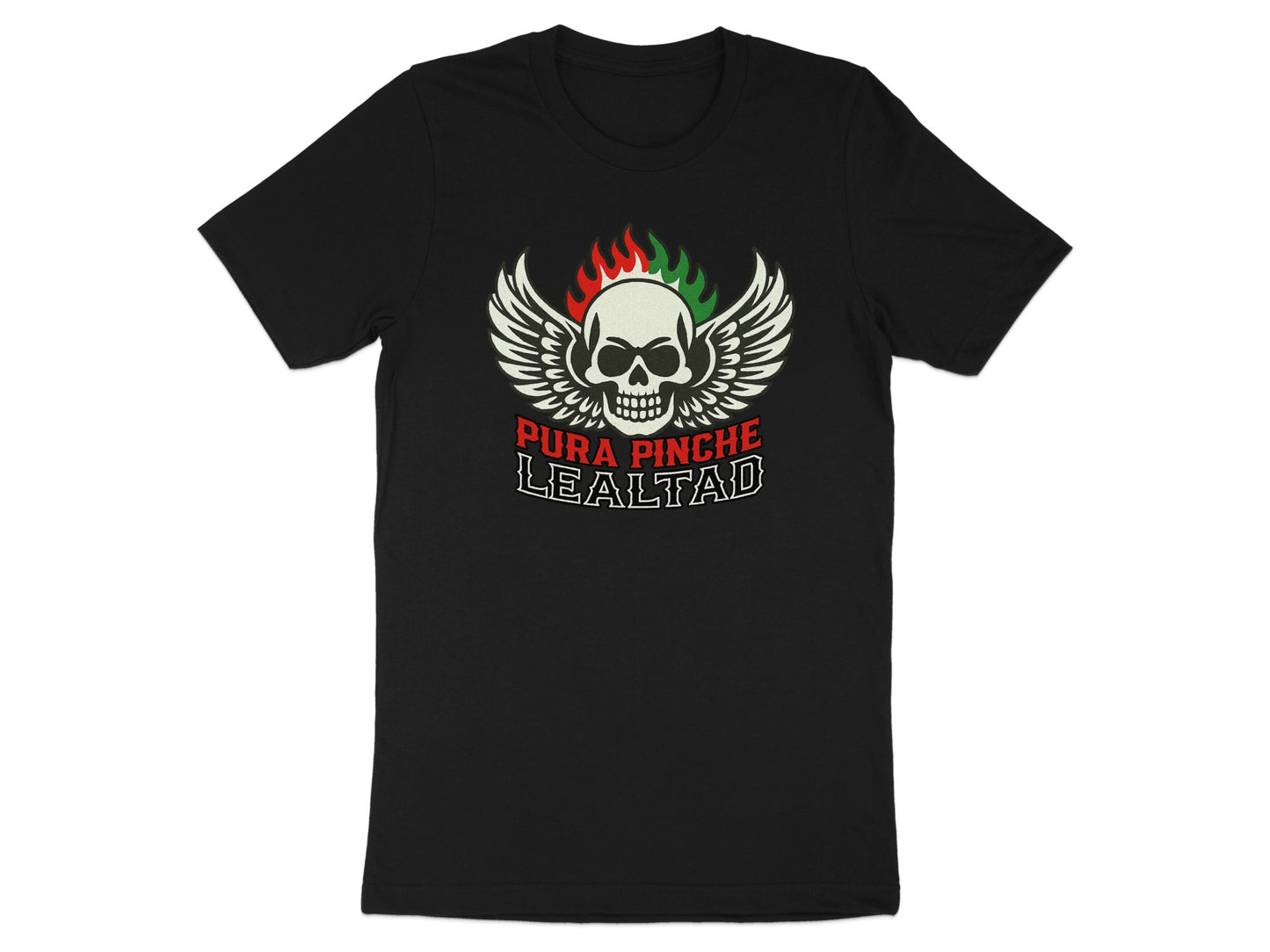 Pura Pinche Lealtad Skull Wings Graphic Shirt product