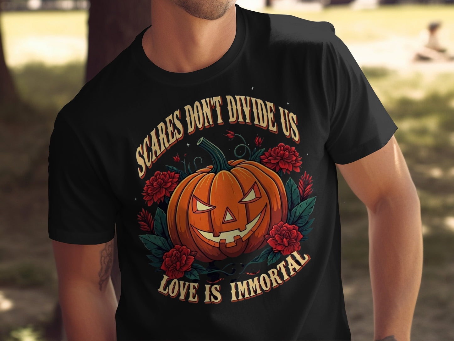 Halloween Pumpkin Scares Don't Divide Us T Shirt product